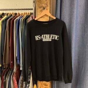 Vintage HS Athletic Black Crewneck